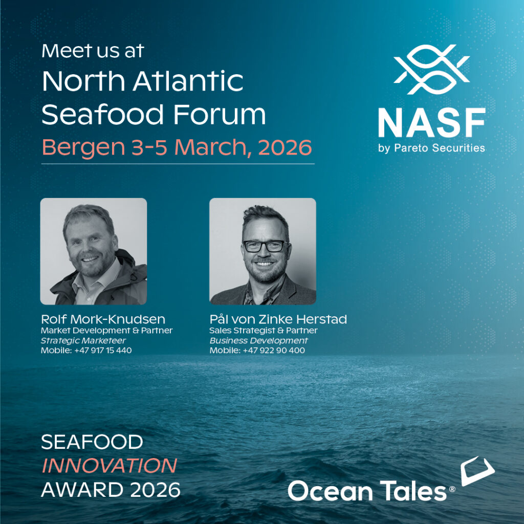 Seafood Innvation Award på NASF 2026. Ocean Tales.
