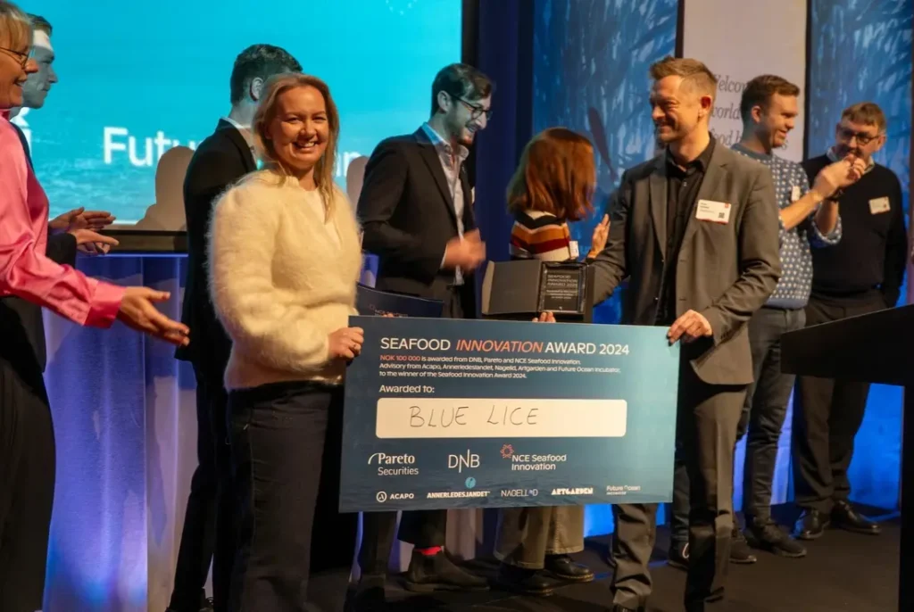Seafood Innovation Award 2024 vinneren - Blue Lice